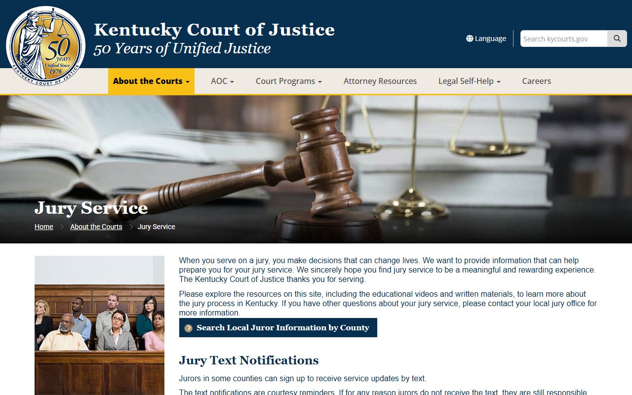 Harrison County court dockets Kentucky jury service and scam warning