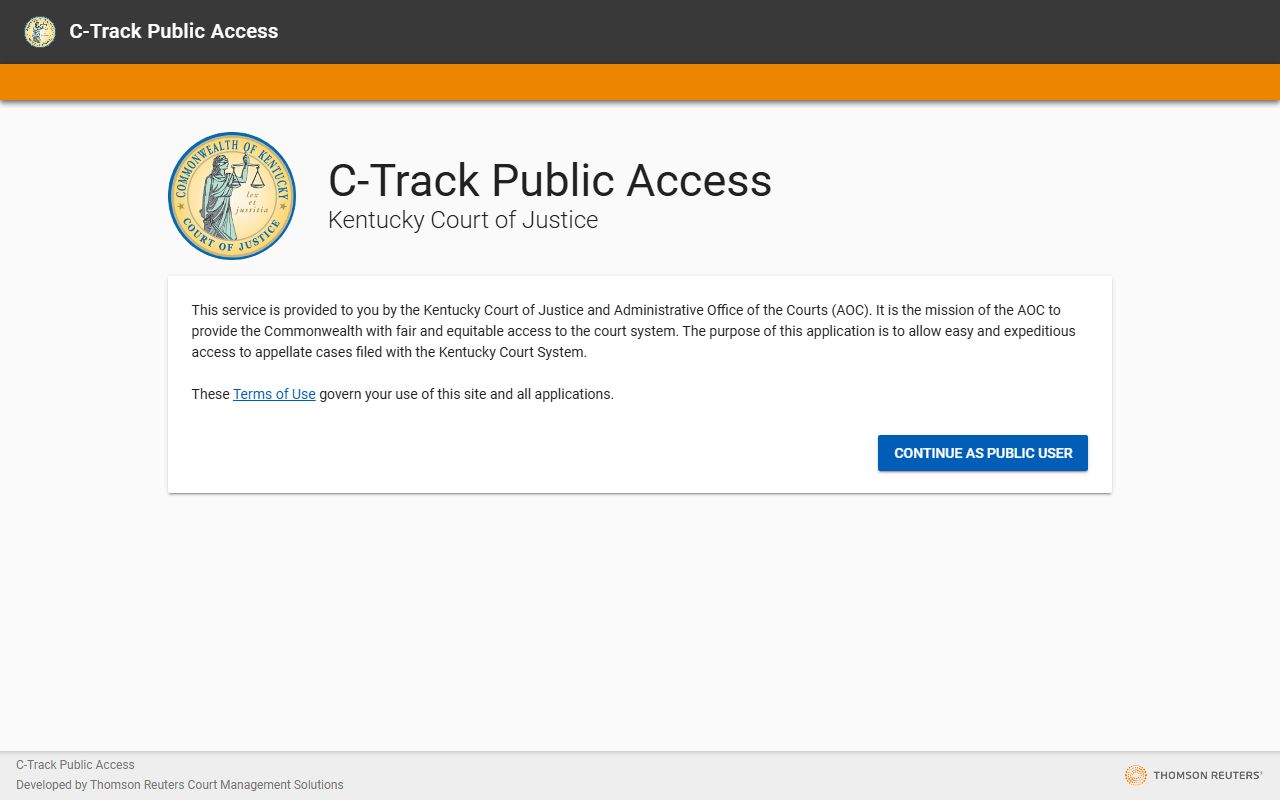 Harrison County court records Kentucky appellate public access portal